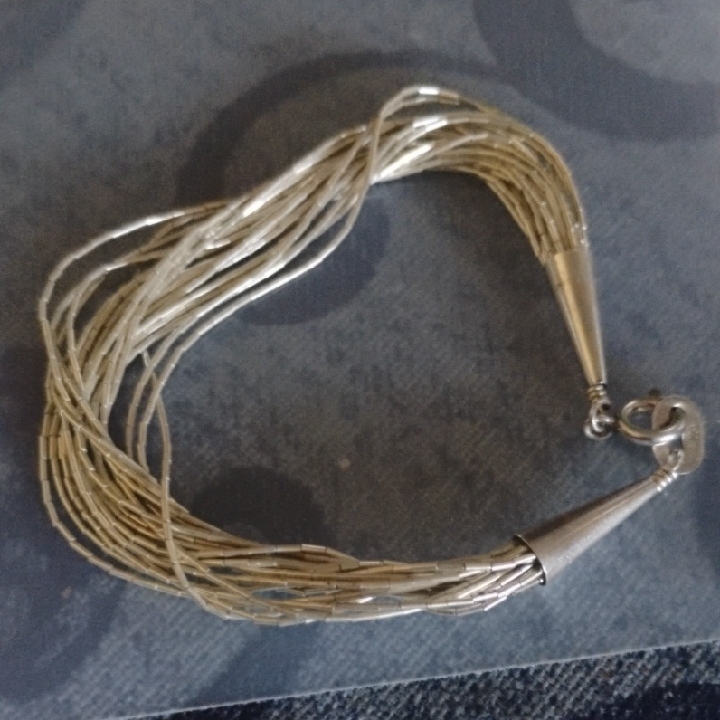 Elegant Silver Multi-Strand Bracelet